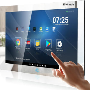 
                  
                    Haocrown 15.6 " Touchscreen Smart Waterproof Mirror TV | Model: HG156BM-TOUCH
                  
                