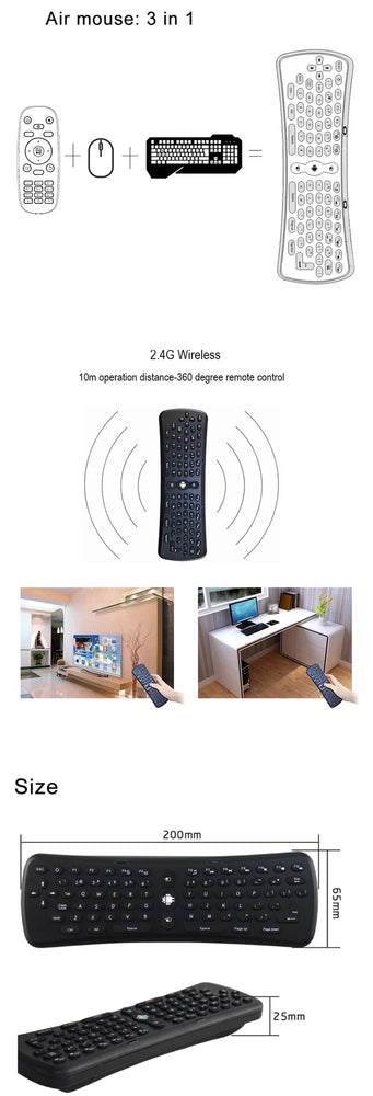 
                  
                    Haocrown- Retail Packaging  Haocrown Universal TV Wireless Fly Mouse Keyboard-Retail Packaging
                  
                