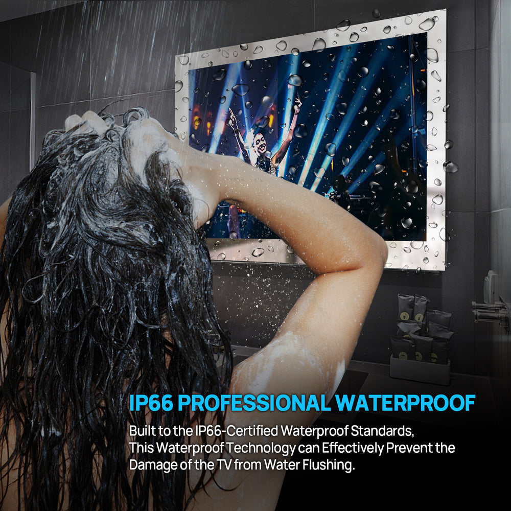 
                  
                    Haocrown 21.5" TouchScreen Smart Waterproof Mirror TV  for Bathroom | Model: HG220BM-MT
                  
                
