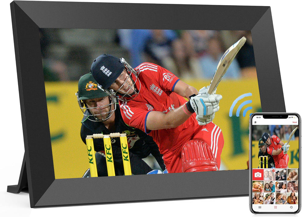 Haocrown 10.1 Inch WiFi Digital Picture Frame, Smart Cloud Electronic Photo Frame , 32GB Memory