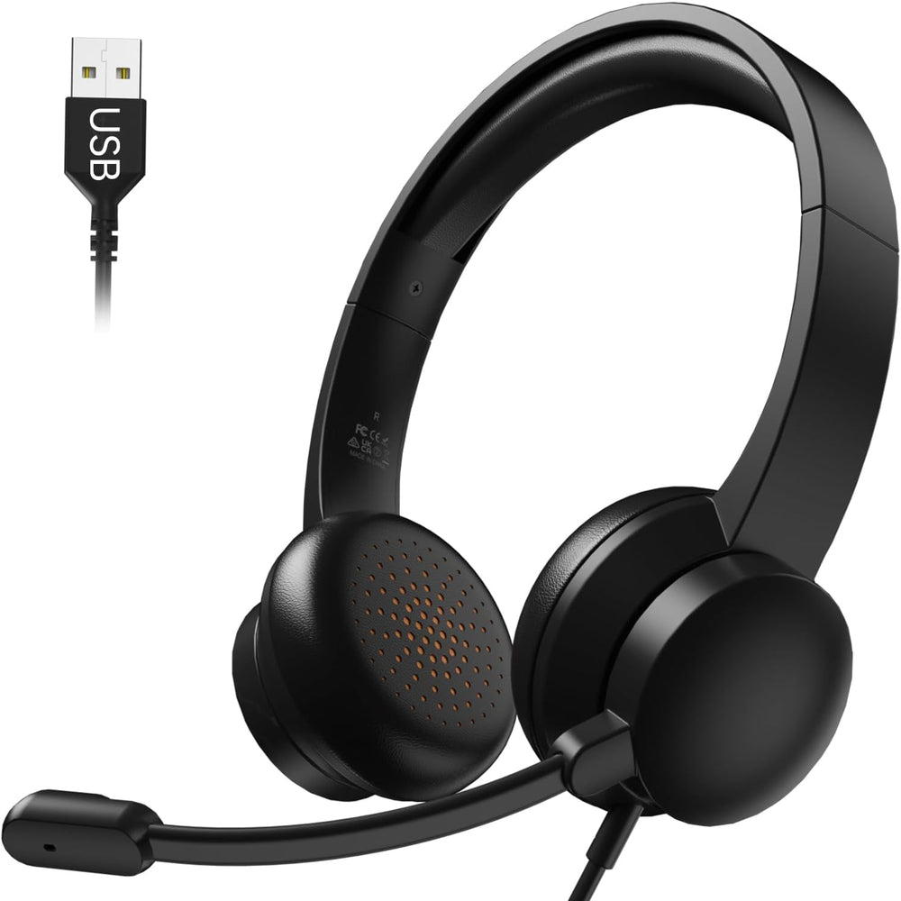 Haocrown USB Headset with Microphone for PC