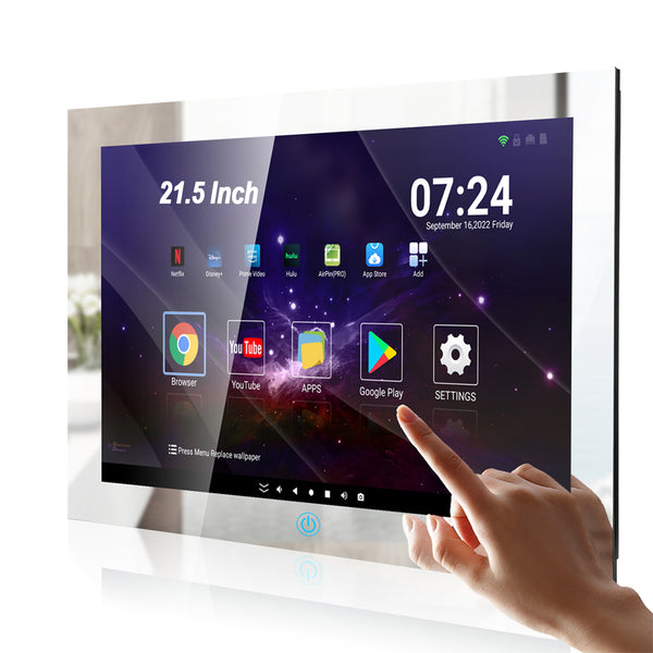 Haocrown 21.5 inch TouchScreen Smart TV for Bathroom with Android