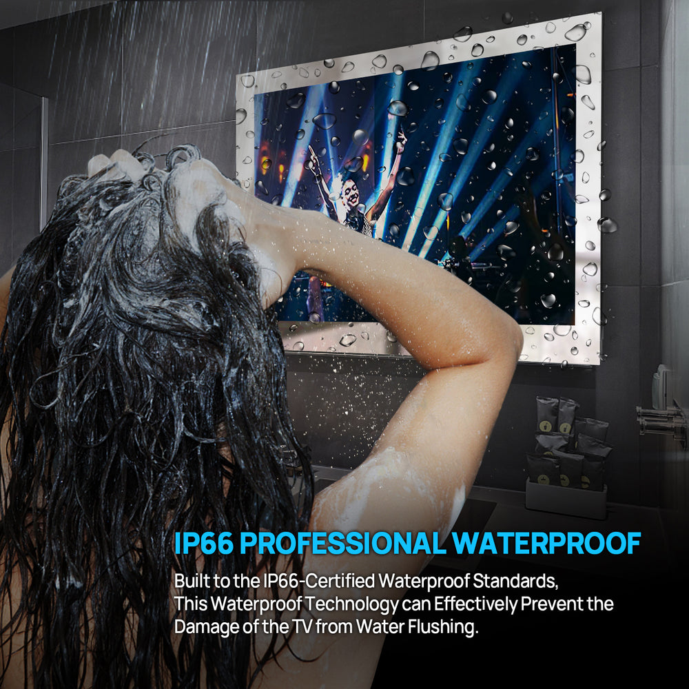 
                  
                    Haocrown 19" Touchscreen Smart Waterproof Mirror TV (Touchscreen, Mirror) - 2023Model-HG190BM-MT/TOUCH019MI
                  
                