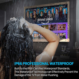 
                  
                    【2025 Model】Haocrown 32 Inch Smart Bathroom TV 4K Ultra HD Android TV IP66 Waterproof Smart Mirror TV
                  
                