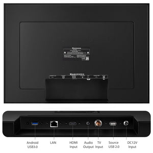 
                  
                    【2023 Latest Model】Haocrown 27" Smart Waterproof Bathroom TV (Remote Control, Black) - HG270BM-B
                  
                