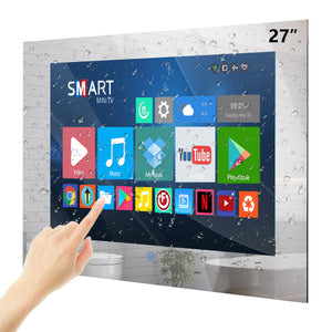 
                  
                    【2023 Latest Model】Haocrown 27" TouchScreen Smart Waterproof Bathroom Mirror TV (TouchScreen , Mirror) - HG270BM-MT
                  
                