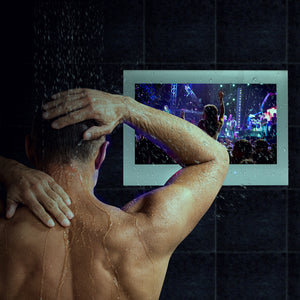 
                  
                    【2023 Latest Model】Haocrown 27" Smart Waterproof Bathroom TV (Remote Control, Wihte) - HG270BM-W
                  
                